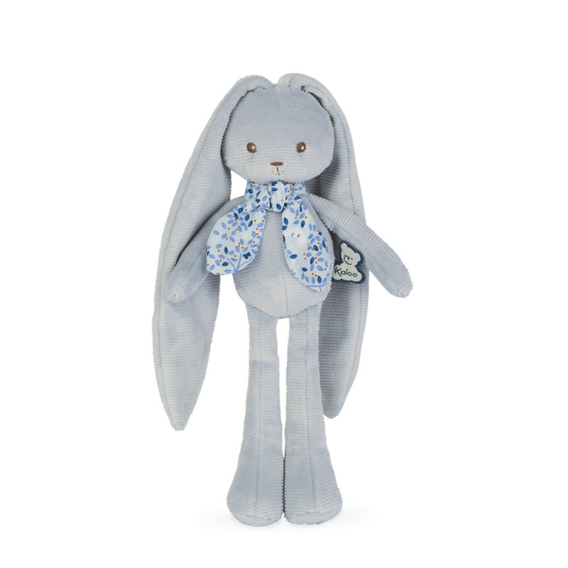  lapinoo peluche lapin bleu 25 cm 